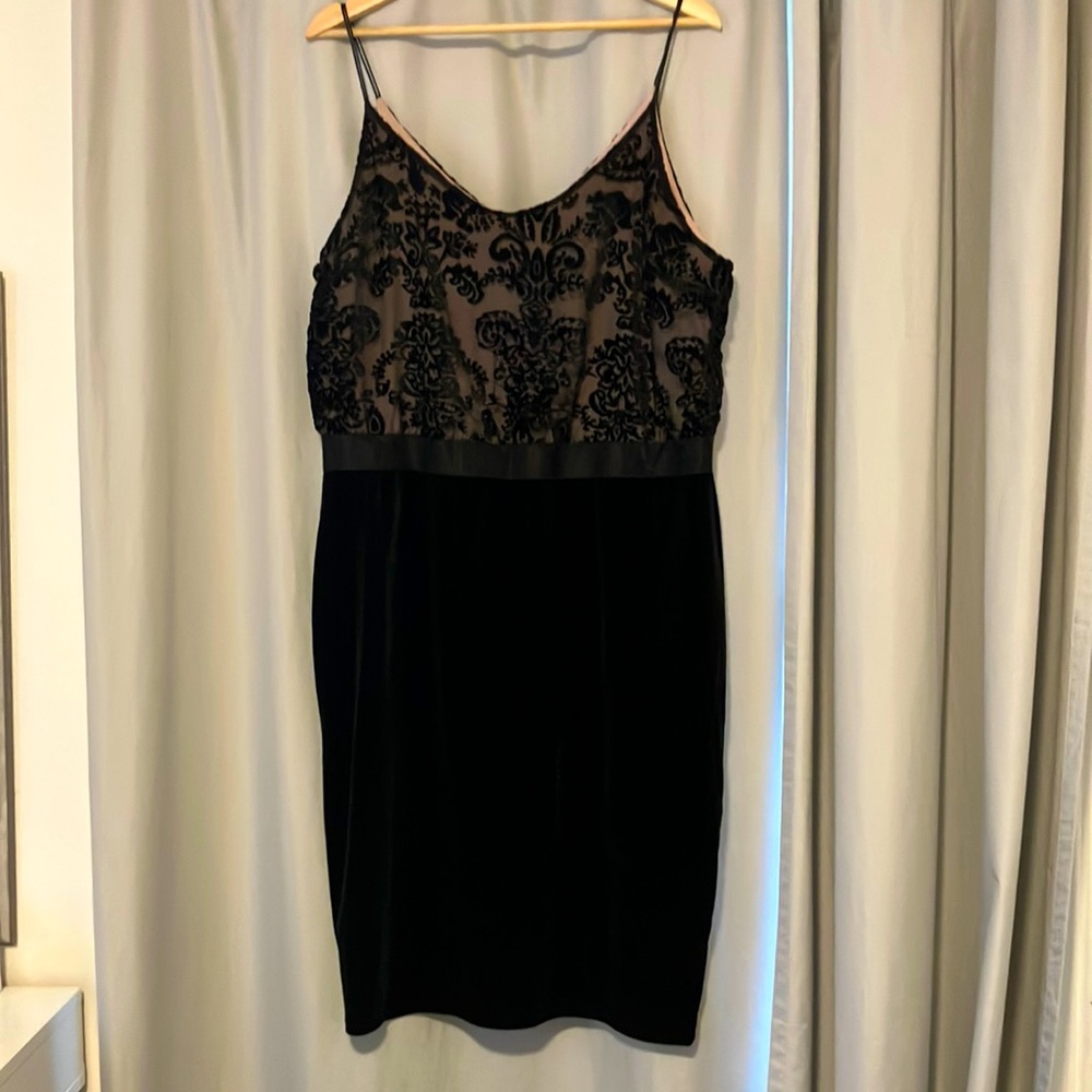 Velvet and Lace Dress by xhileration